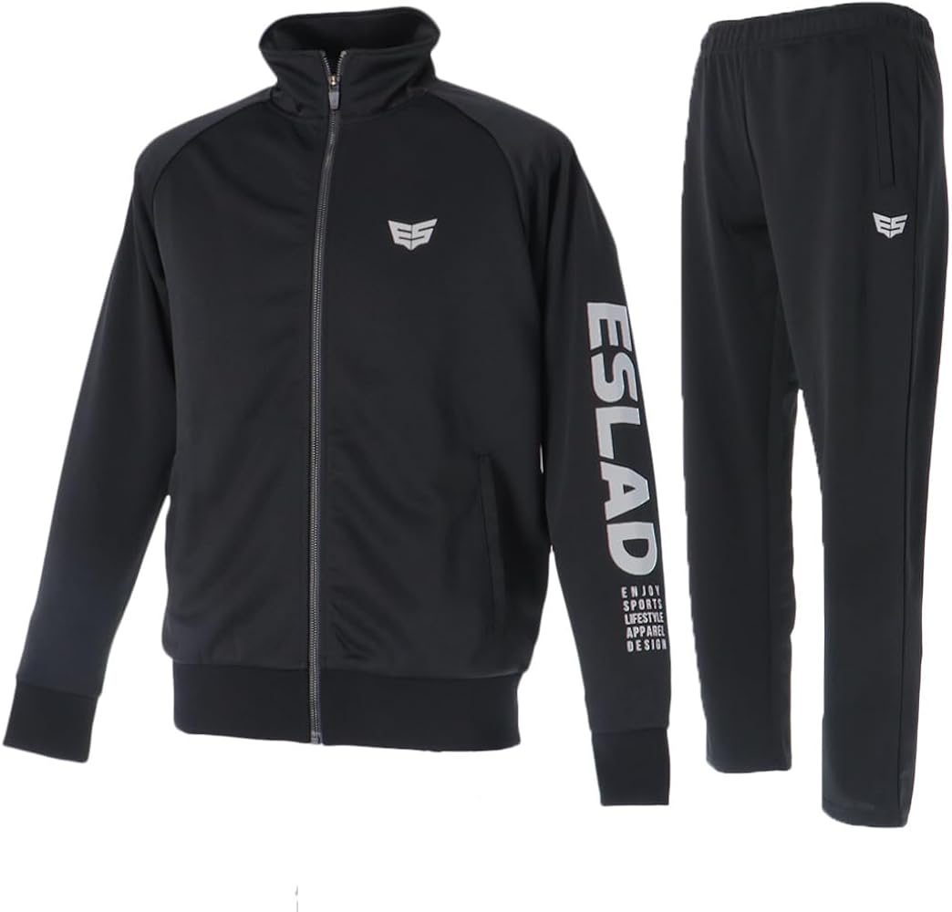 Amazon | [エスラッド] ジャージ メンズ 上下セット スポーツウェア